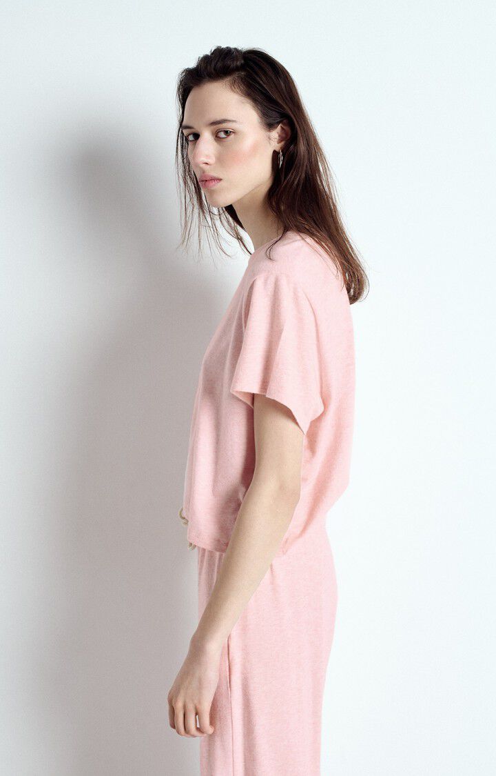 T-shirts korte mouw roze American Vintage