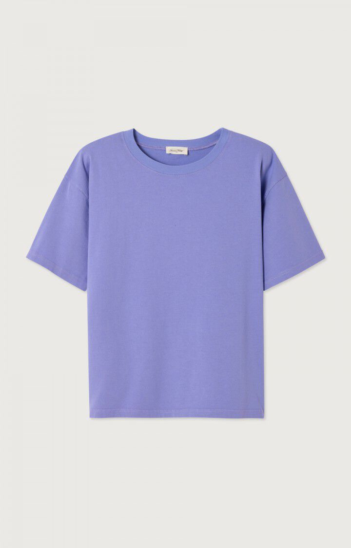 T-shirts korte mouw paars American Vintage