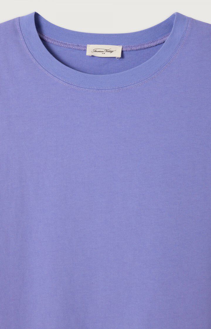 T-shirts korte mouw paars American Vintage
