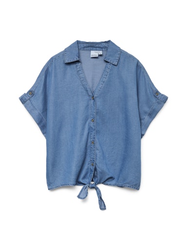 Blouses korte mouw blauw VERO MODA