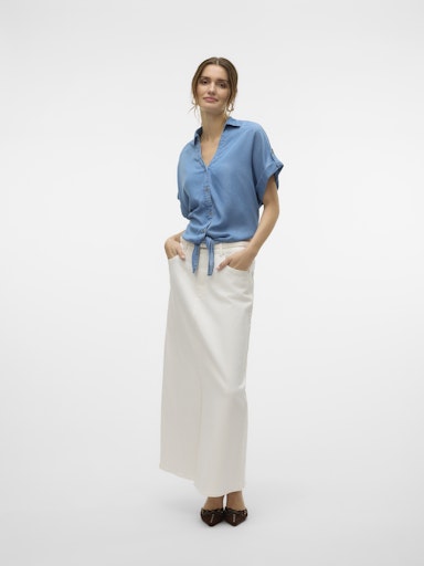 Blouses korte mouw blauw VERO MODA
