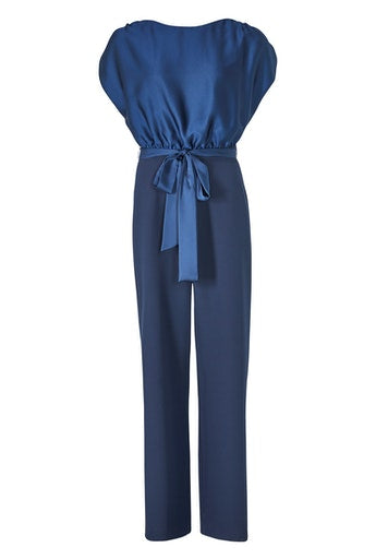 Jumpsuits zonder mouw navy SWING