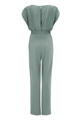 Jumpsuits zonder mouw groen SWING