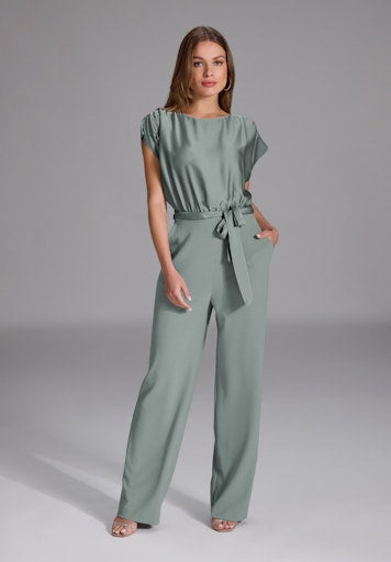 Jumpsuits zonder mouw groen SWING