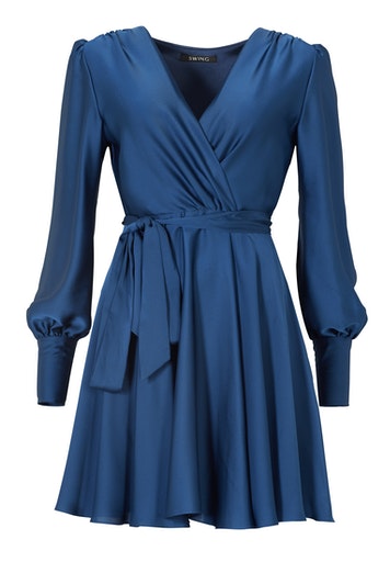 Jurken zonder mouw blauw SWING