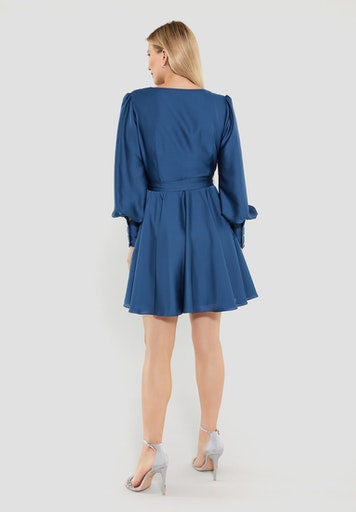 Jurken zonder mouw blauw SWING