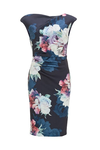 Jurken zonder mouw navy SWING