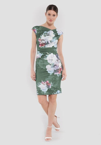 Jurken zonder mouw groen SWING