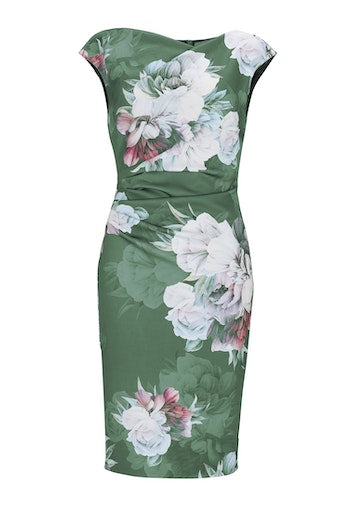 Jurken zonder mouw groen SWING