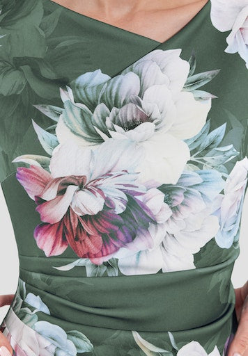 Jurken zonder mouw groen SWING