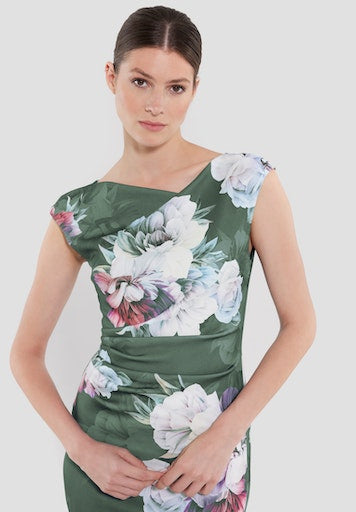 Jurken zonder mouw groen SWING