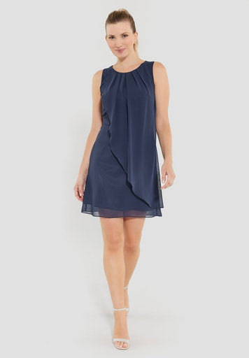 Jurken zonder mouw navy SWING