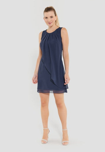 Jurken zonder mouw navy SWING