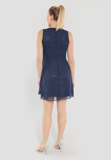 Jurken zonder mouw navy SWING