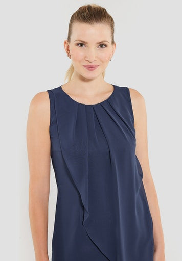 Jurken zonder mouw navy SWING