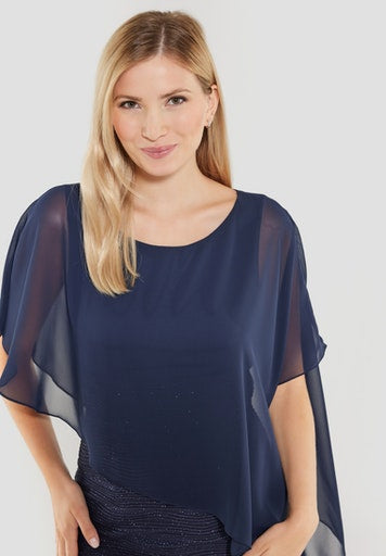 Jurken zonder mouw navy SWING