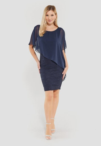 Jurken zonder mouw navy SWING