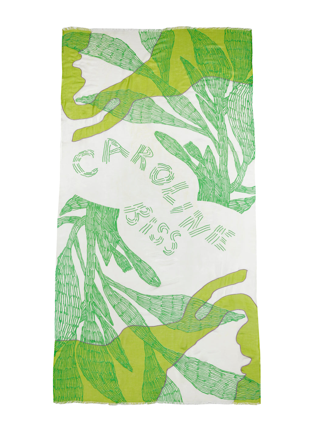 Sjaals groen Caroline Biss