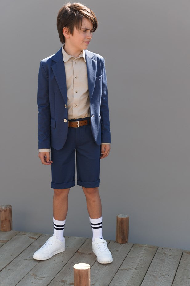 Shorten navy Red + Blu