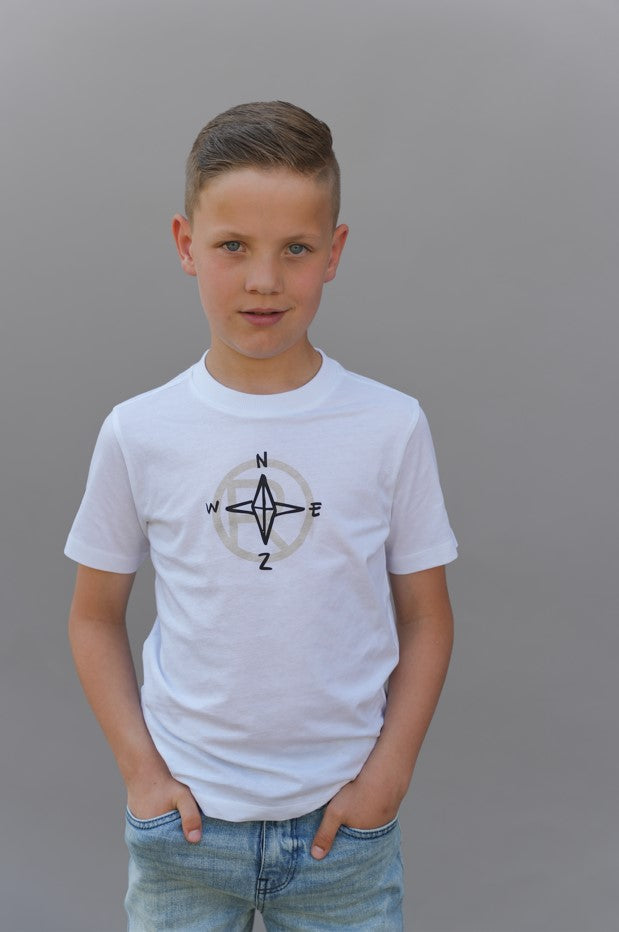 T-shirts korte mouw wit Red + Blu