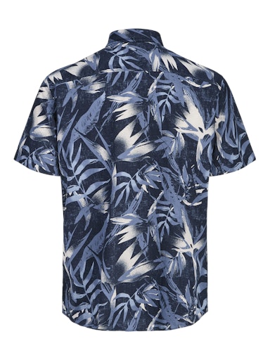 Hemden korte mouw navy JACK & JONES JUNIOR