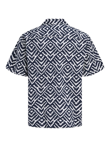 Hemden korte mouw blauw JACK & JONES JUNIOR