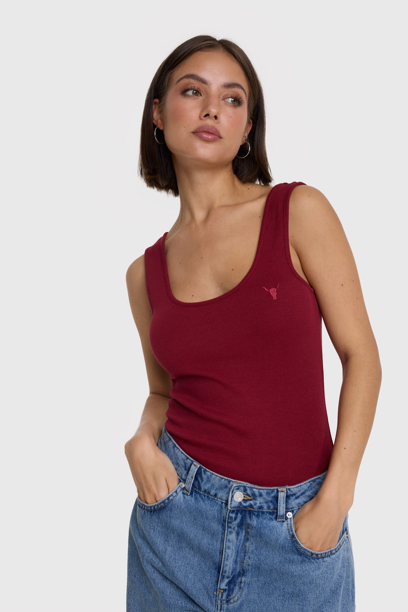 Tops bordeaux ALIX The Label