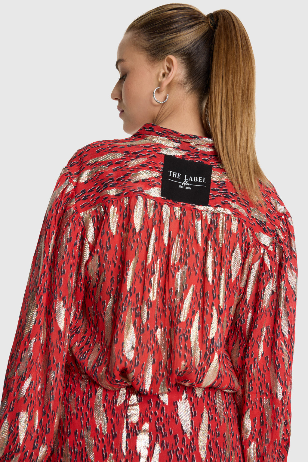 Blouses lange mouw rood ALIX The Label