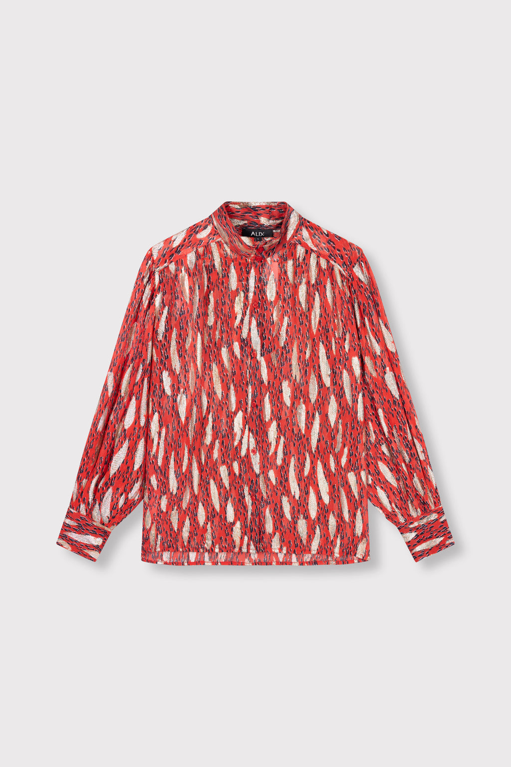Blouses lange mouw rood ALIX The Label