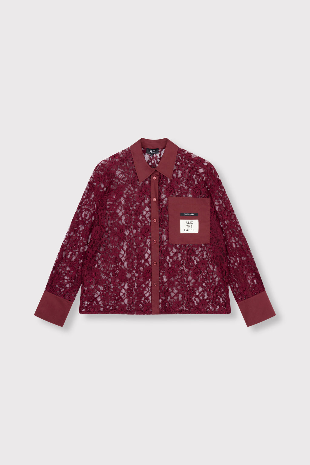 Blouses lange mouw bordeaux ALIX The Label