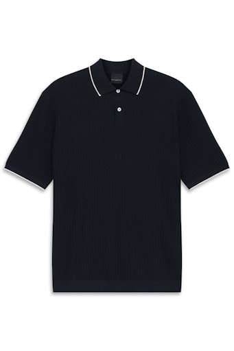 Polo's korte mouw navy Bugatti
