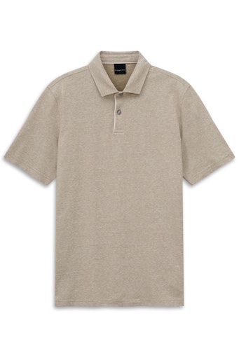 Polo's korte mouw beige Bugatti