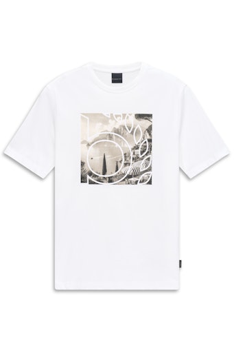 T-shirts korte mouw wit Bugatti