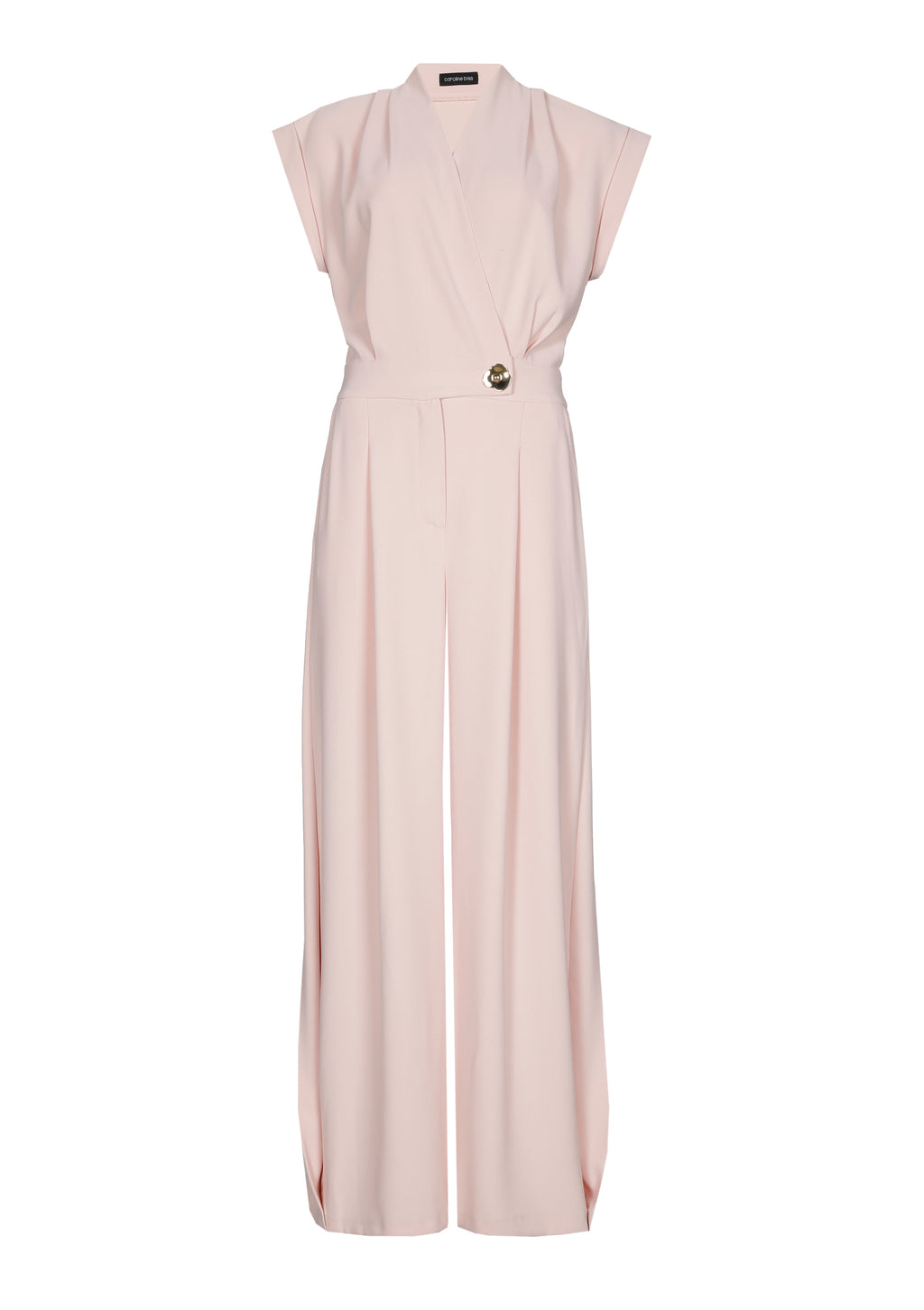 Jumpsuits korte mouw beige Caroline Biss