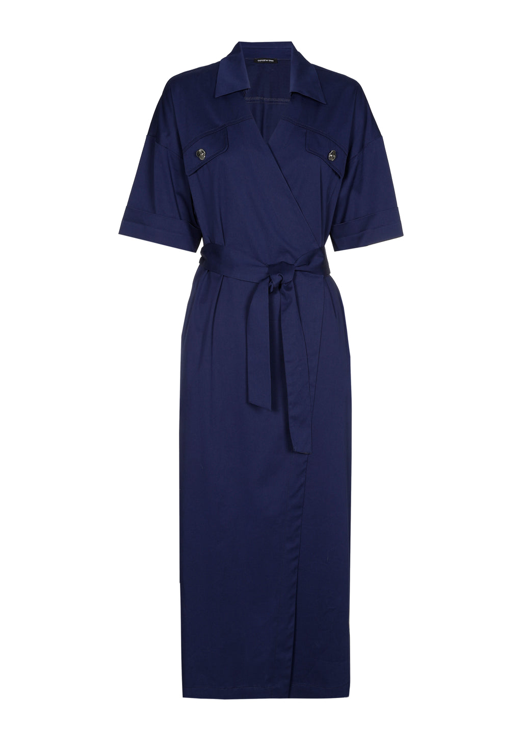 Jurken korte mouw blauw Caroline Biss