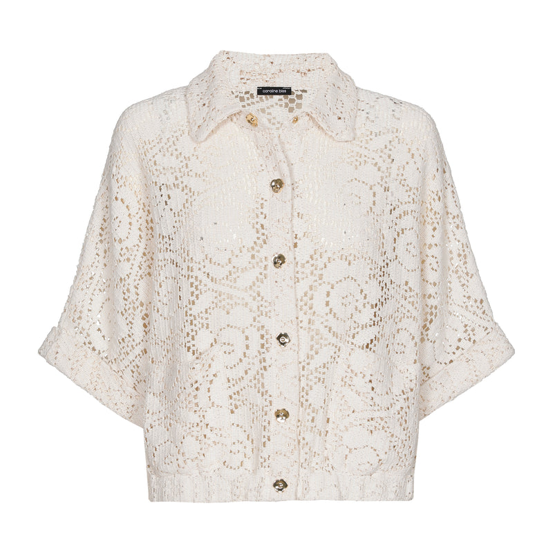 Blouses lange mouw beige Caroline Biss