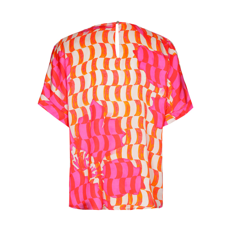 Blouses korte mouw multicolor Caroline Biss