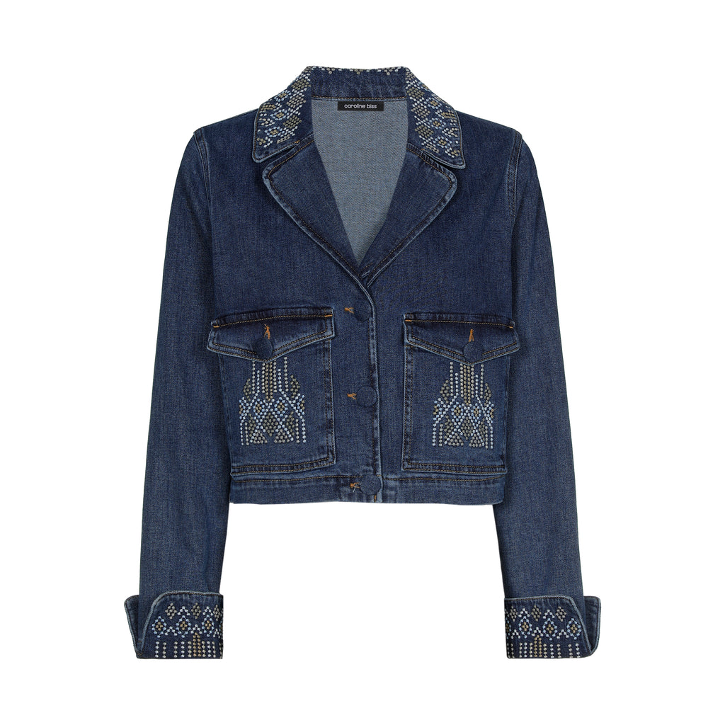 Jeansjassen blauw Caroline Biss