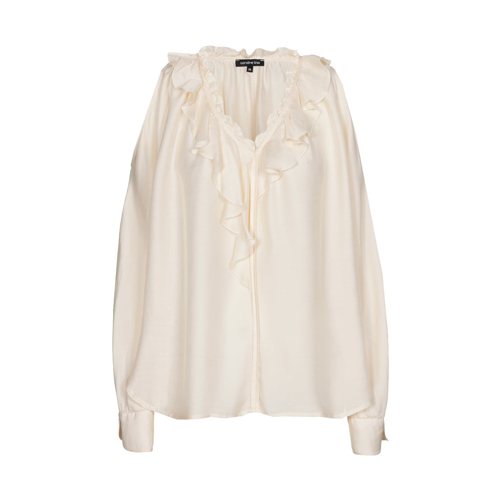 Blouses lange mouw beige Caroline Biss