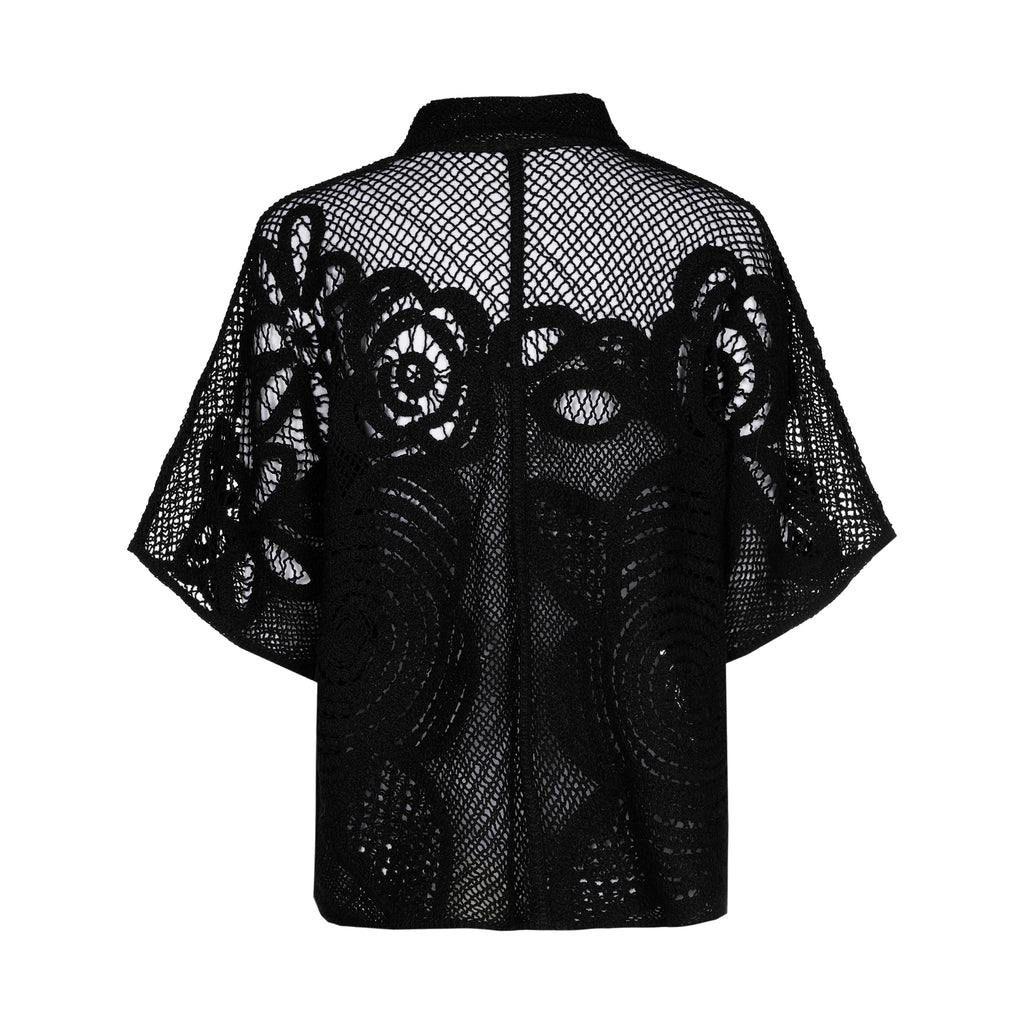 Blouses korte mouw zwart Caroline Biss