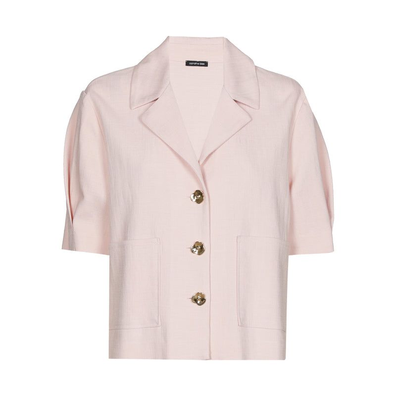 Blouses lange mouw beige Caroline Biss