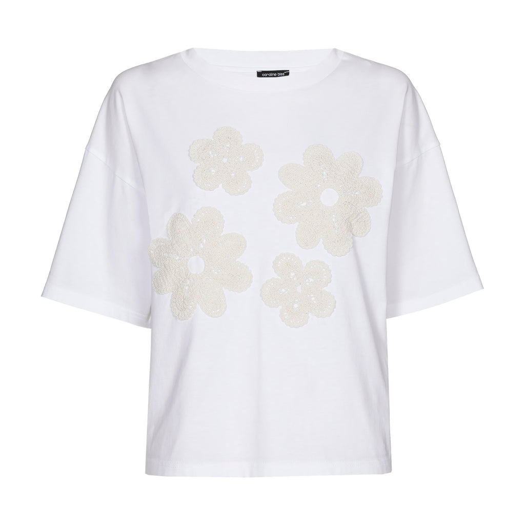 T-shirts korte mouw beige Caroline Biss