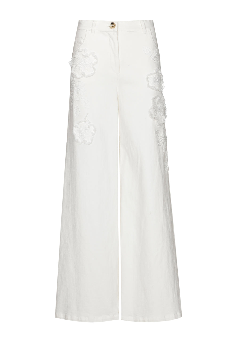 Broeken beige Caroline Biss