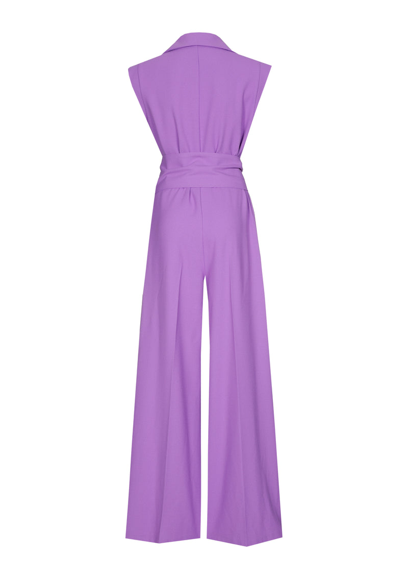 Jumpsuits zonder mouw paars Caroline Biss