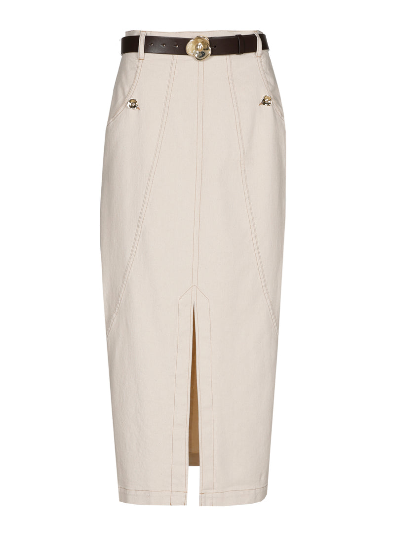 Rokken beige Caroline Biss