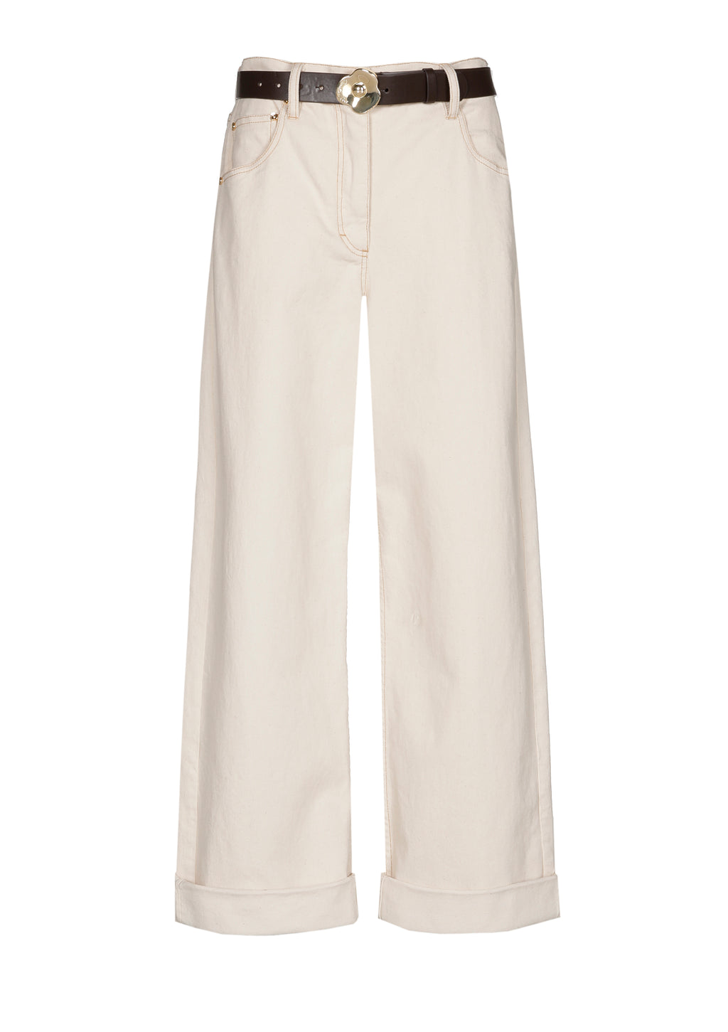 Broeken beige Caroline Biss