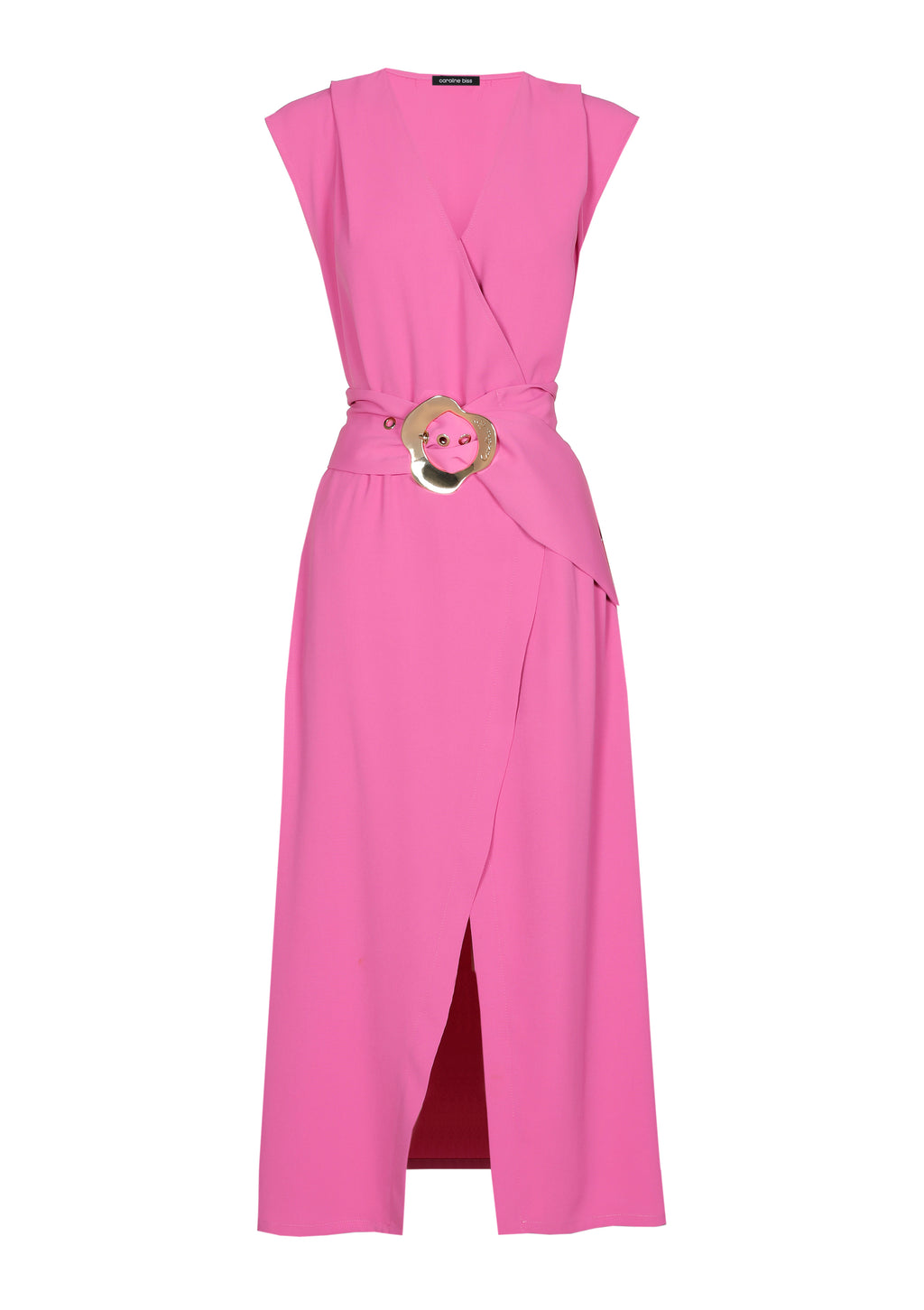 Jurken korte mouw roze Caroline Biss