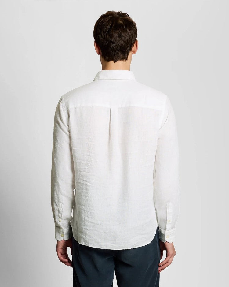 Hemden lange mouw wit Lyle & Scott
