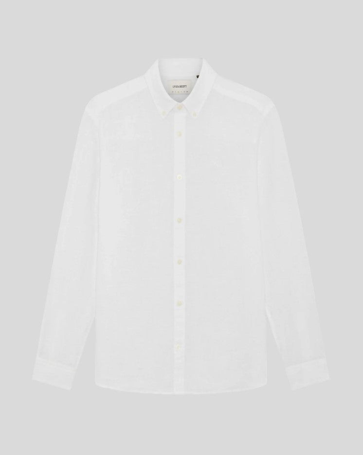 Hemden lange mouw wit Lyle & Scott
