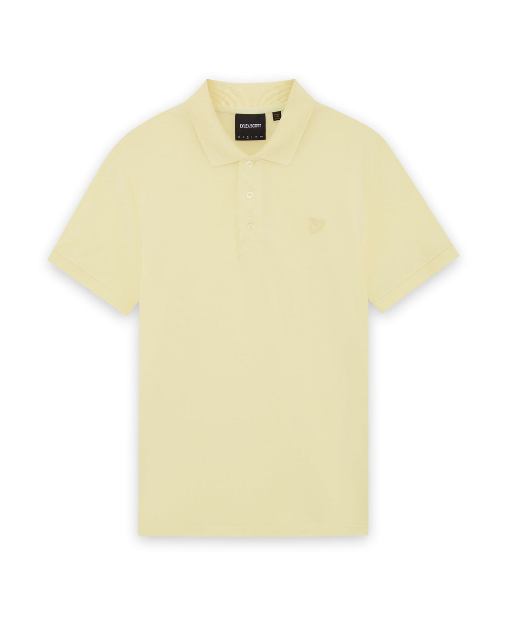 Polo's korte mouw geel Lyle & Scott